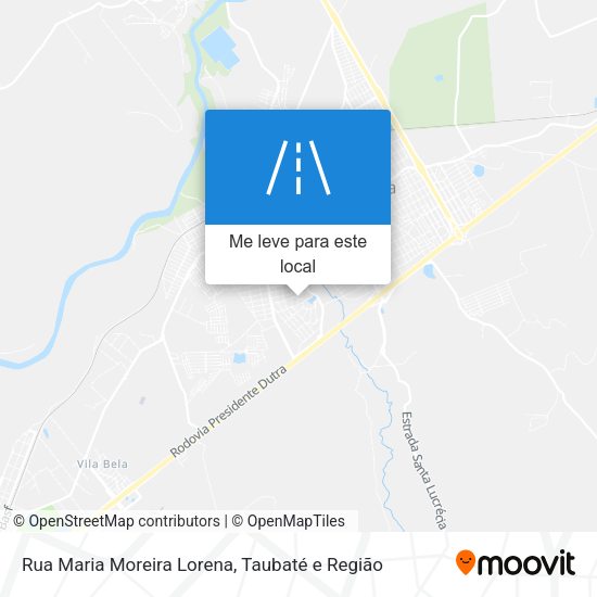 Rua Maria Moreira Lorena mapa