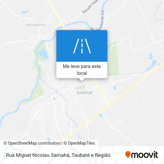 Rua Miguel Nicolau Samahá mapa