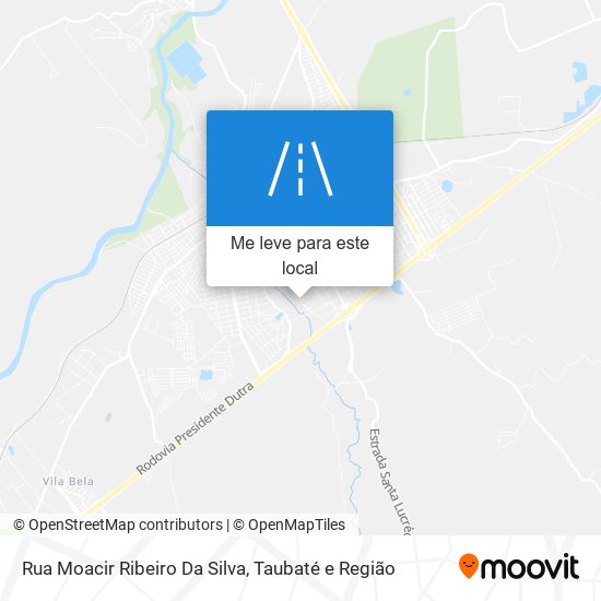 Rua Moacir Ribeiro Da Silva mapa