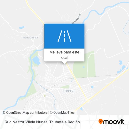 Rua Nestor Vilela Nunes mapa
