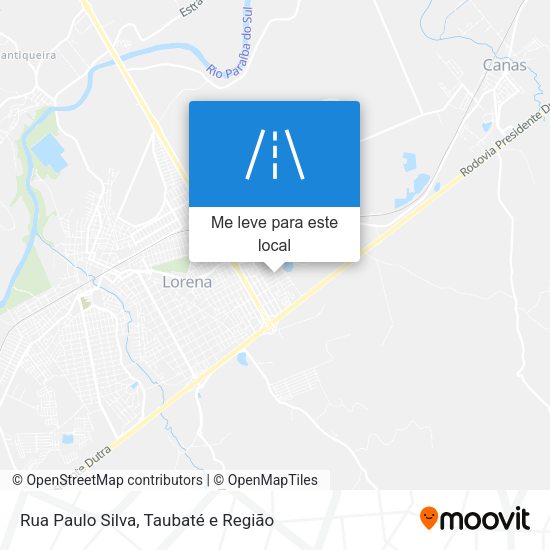 Rua Paulo Silva mapa