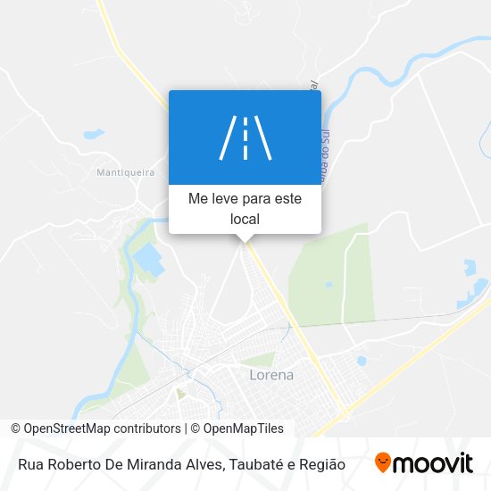 Rua Roberto De Miranda Alves mapa