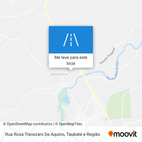 Rua Rosa Travezani De Aquino mapa