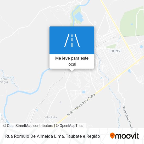 Rua Rômulo De Almeida Lima mapa