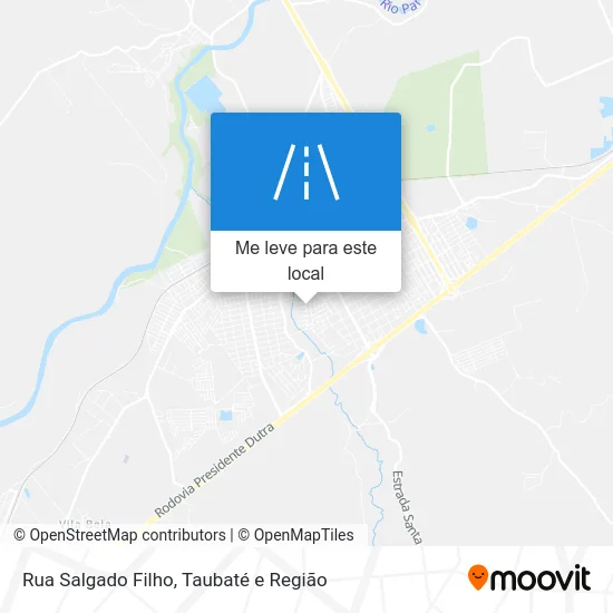 Rua Salgado Filho mapa