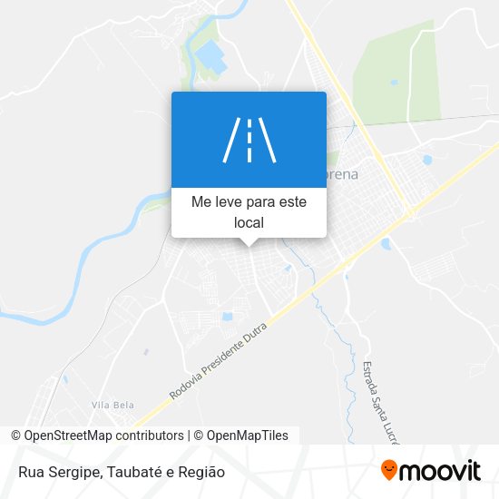 Rua Sergipe mapa