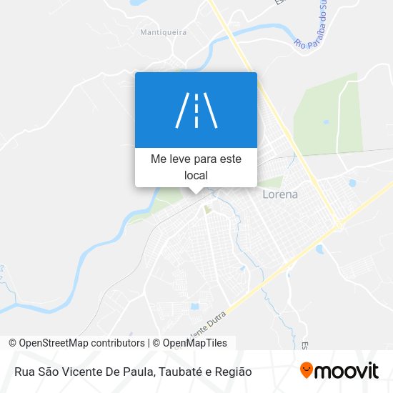 Rua São Vicente De Paula mapa