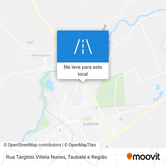 Rua Targinio Villela Nunes mapa