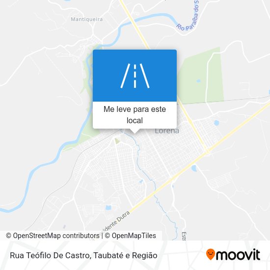 Rua Teófilo De Castro mapa