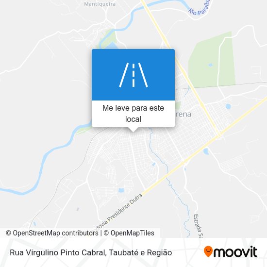 Rua Virgulino Pinto Cabral mapa