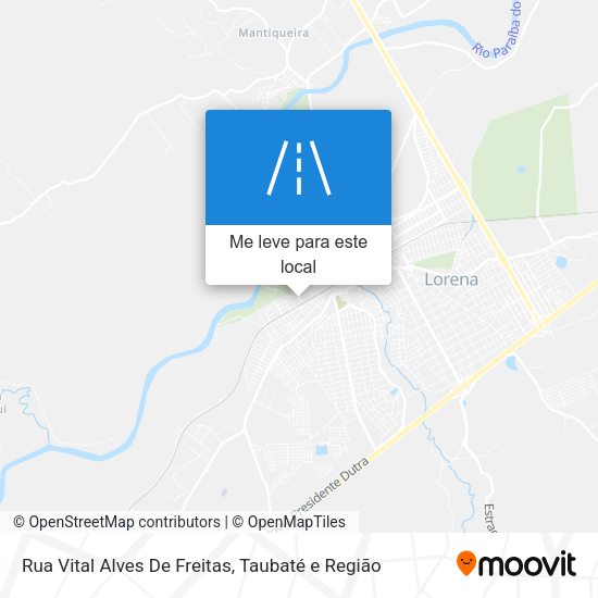 Rua Vital Alves De Freitas mapa