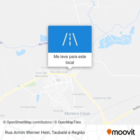 Rua Armin Werner Hein mapa