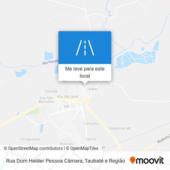 Rua Dom Helder Pessoa Câmara mapa