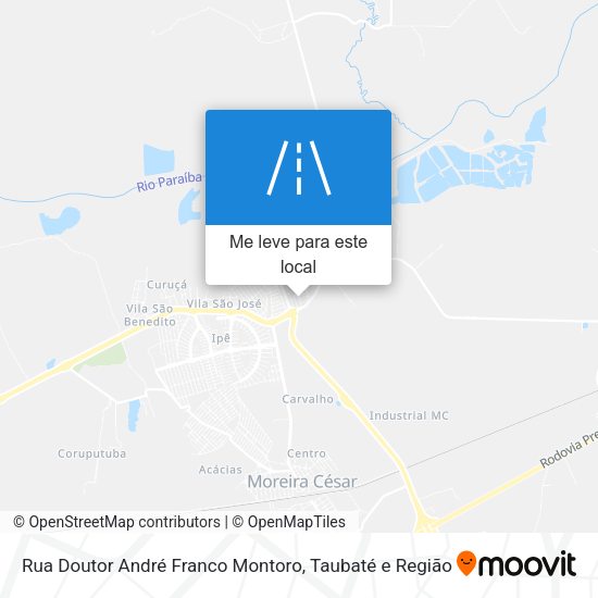 Rua Doutor André Franco Montoro mapa