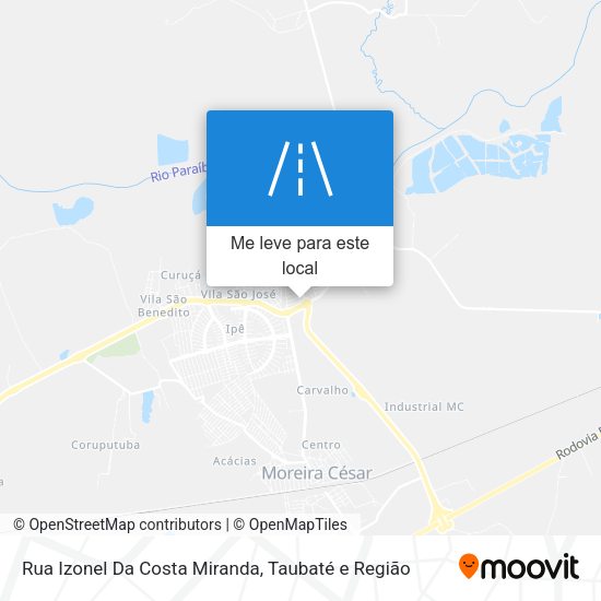 Rua Izonel Da Costa Miranda mapa