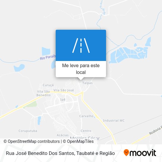 Rua José Benedito Dos Santos mapa