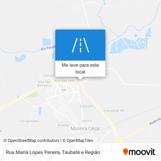 Rua Maria Lopes Pereira mapa