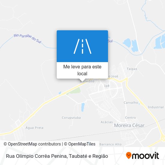 Rua Olímpio Corrêa Penina mapa