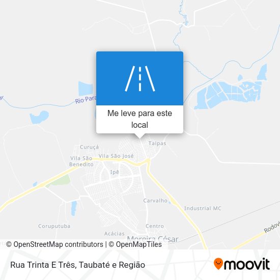 Rua Trinta E Três mapa