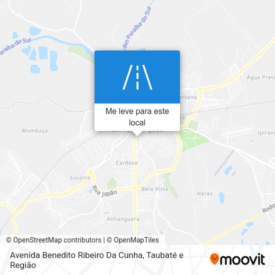 Avenida Benedito Ribeiro Da Cunha mapa