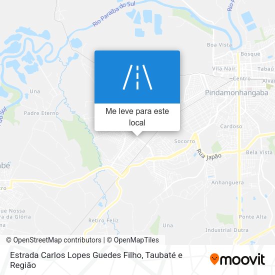 Estrada Carlos Lopes Guedes Filho mapa