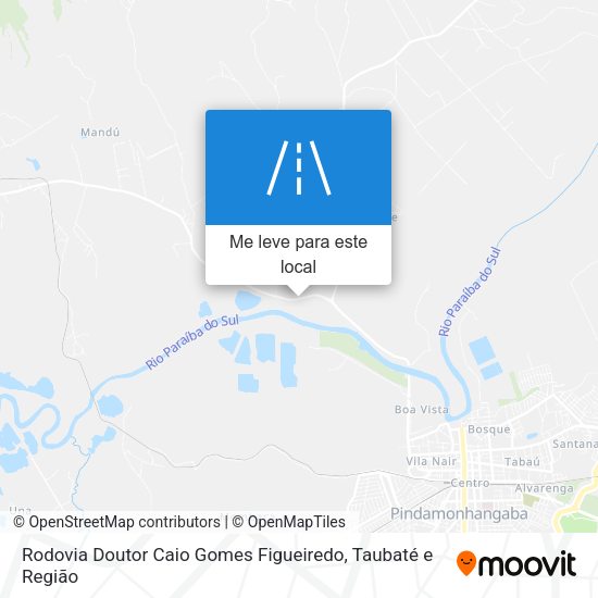 Rodovia Doutor Caio Gomes Figueiredo mapa