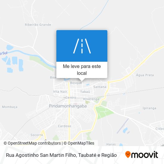 Rua Agostinho San Martin Filho mapa