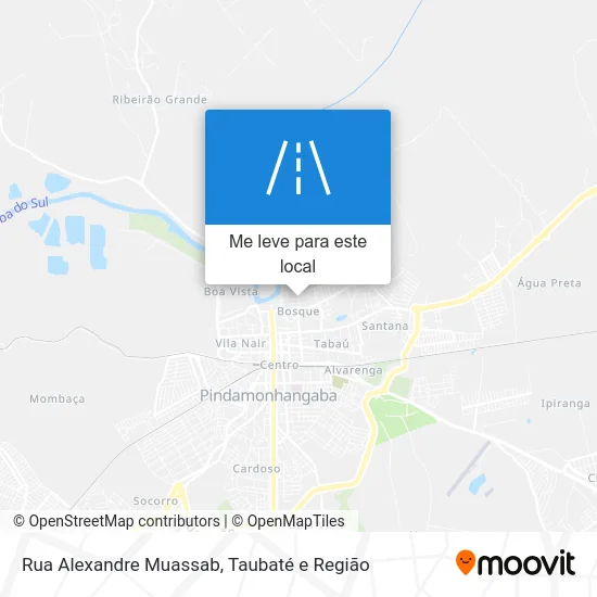Rua Alexandre Muassab mapa