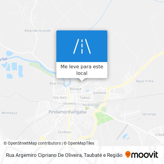 Rua Argemiro Cipriano De Oliveira mapa