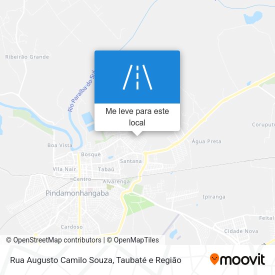 Rua Augusto Camilo Souza mapa