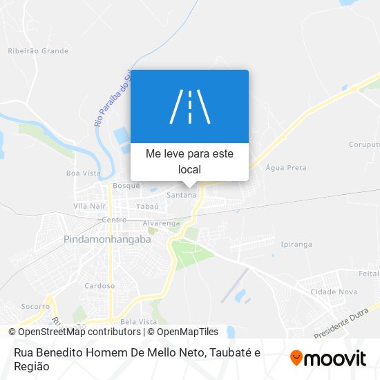 Rua Benedito Homem De Mello Neto mapa