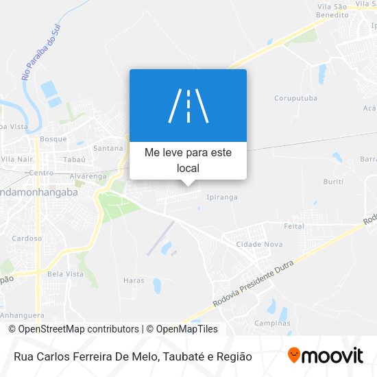 Rua Carlos Ferreira De Melo mapa