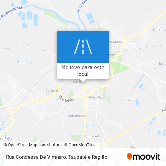 Rua Condessa De Vimieiro mapa