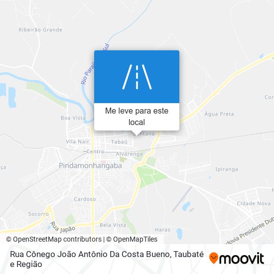 Rua Cônego João Antônio Da Costa Bueno mapa