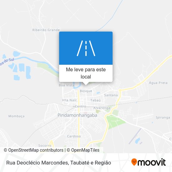 Rua Deoclécio Marcondes mapa