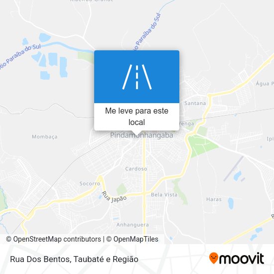 Rua Dos Bentos mapa