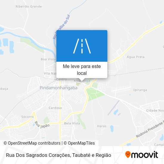 Rua Dos Sagrados Corações mapa