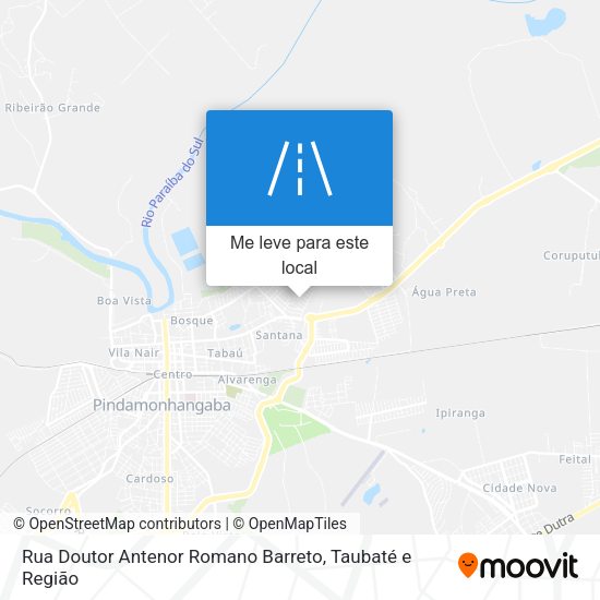 Rua Doutor Antenor Romano Barreto mapa