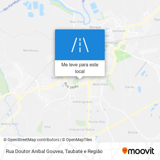 Rua Doutor Aníbal Gouvea mapa