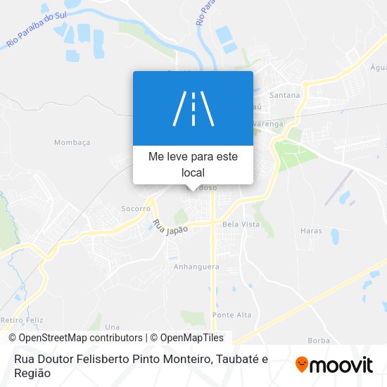 Rua Doutor Felisberto Pinto Monteiro mapa
