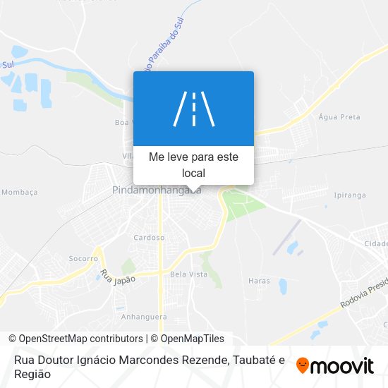 Rua Doutor Ignácio Marcondes Rezende mapa