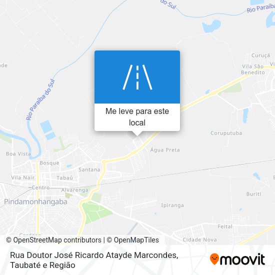 Rua Doutor José Ricardo Atayde Marcondes mapa