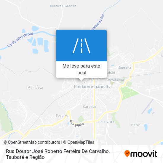 Rua Doutor José Roberto Ferreira De Carvalho mapa