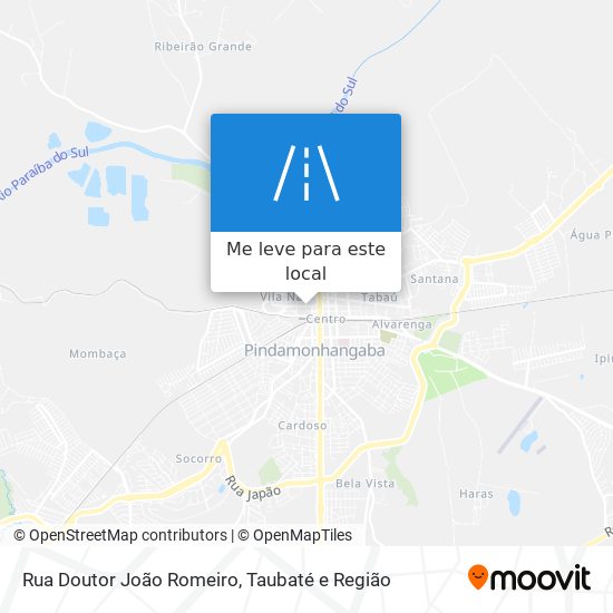 Rua Doutor João Romeiro mapa