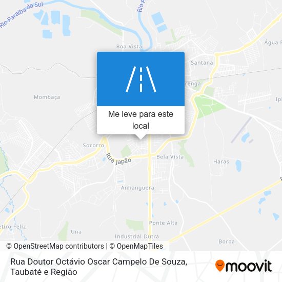 Rua Doutor Octávio Oscar Campelo De Souza mapa