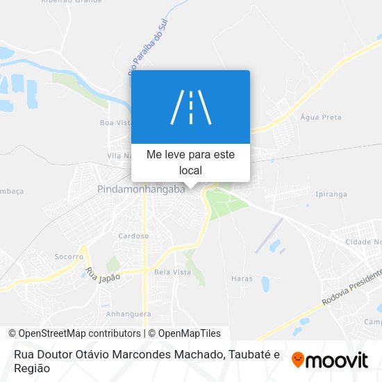 Rua Doutor Otávio Marcondes Machado mapa