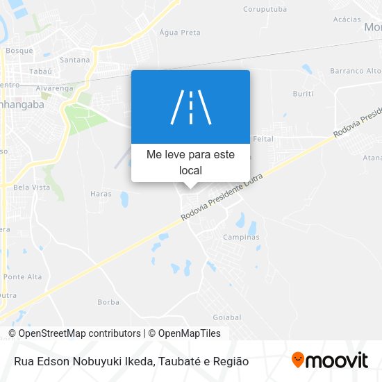 Rua Edson Nobuyuki Ikeda mapa