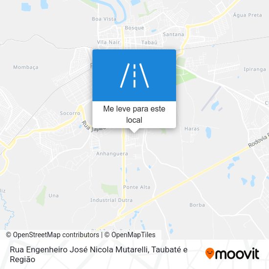 Rua Engenheiro José Nicola Mutarelli mapa