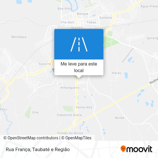 Rua França mapa