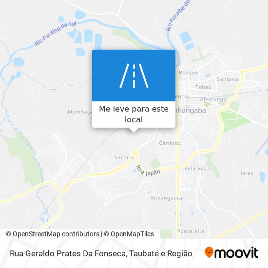 Rua Geraldo Prates Da Fonseca mapa